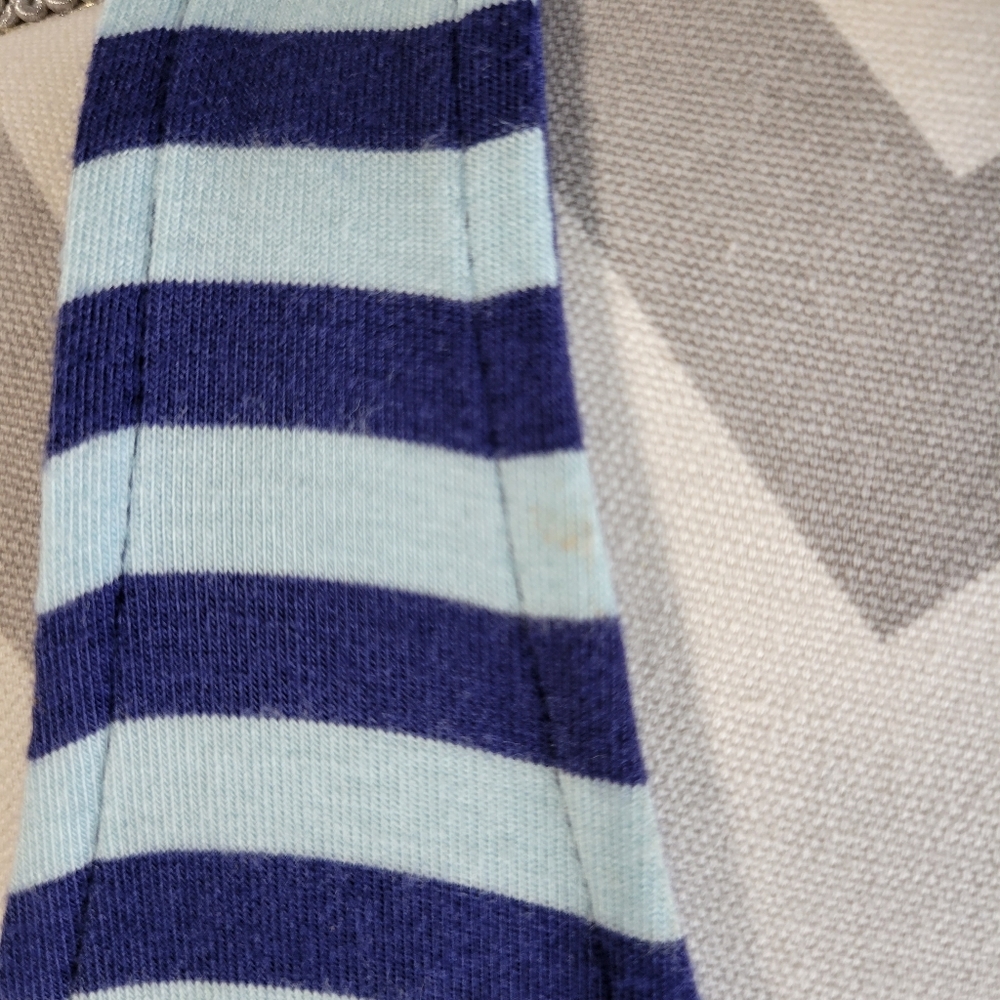 Womans Gap Knit Maxi Dress Loose Striped top attached Navy Dress Size XS - Picture 7 of 12